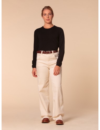 PULL BASIC IN 100% BABY CASHMERE "OLIVIA"