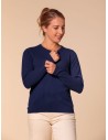 PULL BASIC IN 100% BABY CASHMERE "OLIVIA"