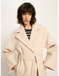 CAPPOTTO INVERNALE IN LANA MERINO E COTONE BIOLOGICO - CREMA 2