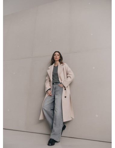 CAPPOTTO INVERNALE IN LANA MERINO E COTONE...