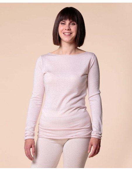 MAGLIA CASHMIRETTA IN SETA E CASHMERE "GRETA"
