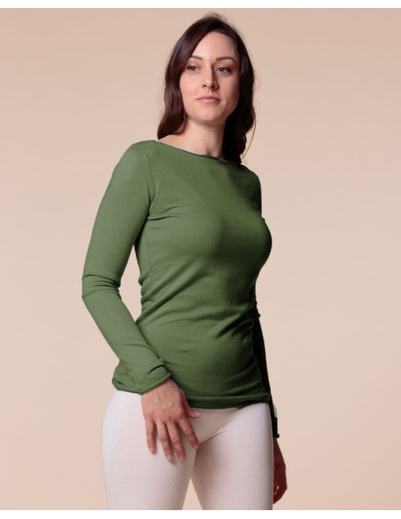 MAGLIA CASHMIRETTA IN SETA E CASHMERE "GRETA"