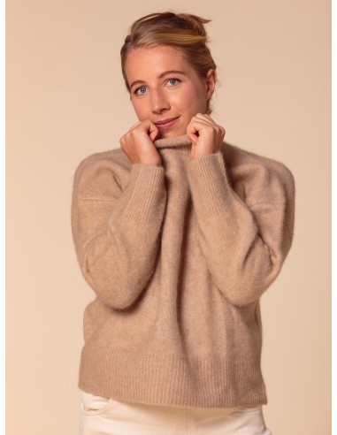 MAGLIONE CHUNKY IN 100% CASHMERE SPAZZOLATO...