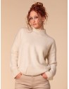 MAGLIONE CHUNKY IN 100% CASHMERE SPAZZOLATO "CAMILLA"