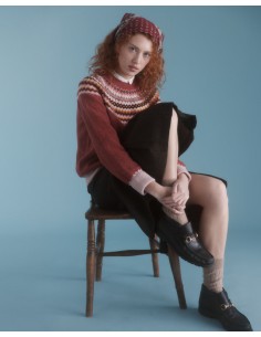 MAGLIONE SCOZZESE DONNA IN LANA D'AGNELLO SUPERFINE... 2