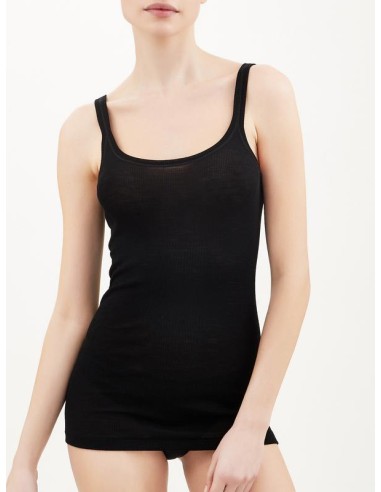 Canotta spalla stretta in Lana Merino Extrafine