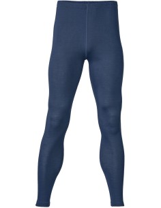 LEGGINGS UOMO IN LANA-SETA - NERO 2