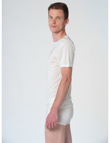 T-SHIRT IN PURA SETA UOMO