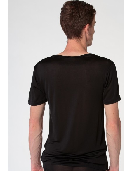 T-SHIRT IN PURA SETA UOMO