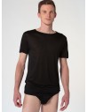 T-SHIRT IN PURA SETA UOMO