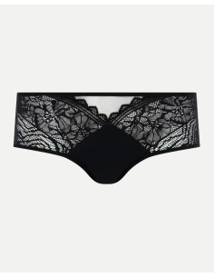 CULOTTE CON PIZZO "FLORAL TOUCH" - NERO 2