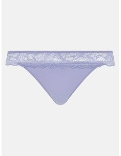 TANGA CON PIZZO "FLORAL TOUCH" - LILLA 2