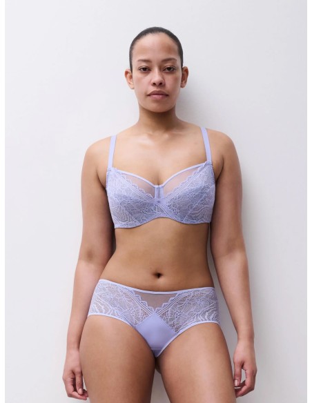 REGGISENO CONTENITIVO SFODERATO CON FERRETTO IN PIZZO "FLORAL TOUCH"