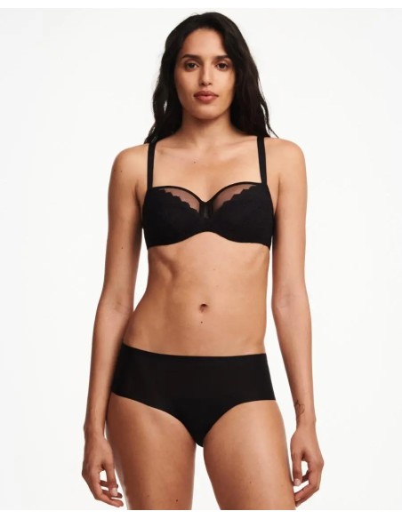 REGGISENO CONTENITIVO SFODERATO CON FERRETTO IN PIZZO "FLORAL TOUCH"