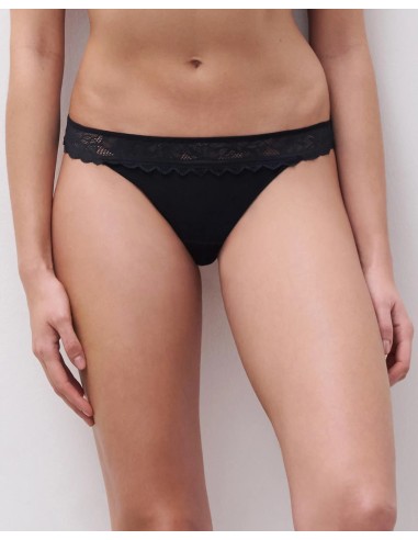 TANGA CON PIZZO "FLORAL TOUCH"