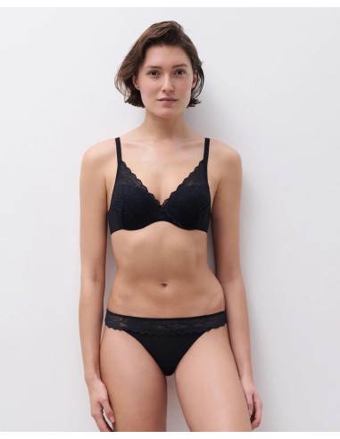 TANGA CON PIZZO "FLORAL TOUCH"