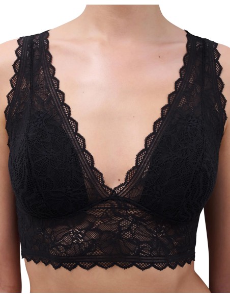 BRALETTE IN PIZZO SENZA FERRETTO "FLORAL TOUCH"