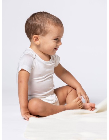 Body neonati e bambini in 100% seta biologica, antisudore e termoregol