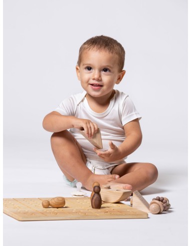Body neonati e bambini in 100% seta biologica, antisudore e termoregol