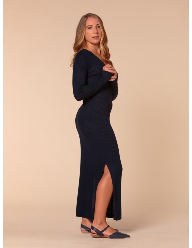 VESTITO CASHMIRETTO IN SETA E CASHMERE "AURORA"