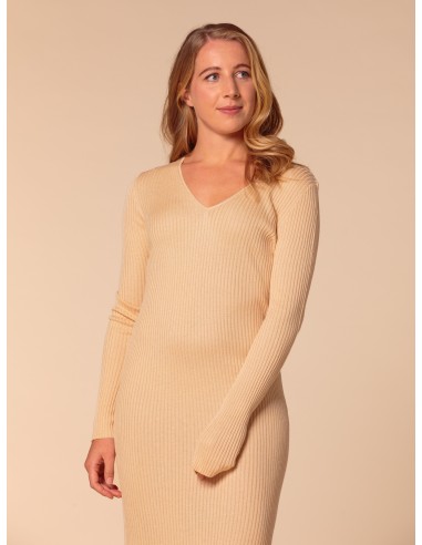 VESTITO CASHMIRETTO IN SETA E CASHMERE "AURORA"