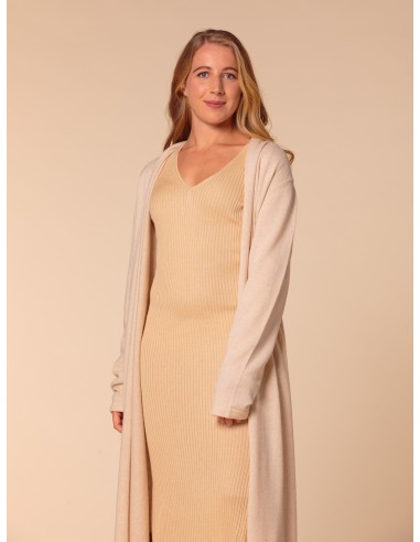 VESTITO CASHMIRETTO IN SETA E CASHMERE "AURORA"