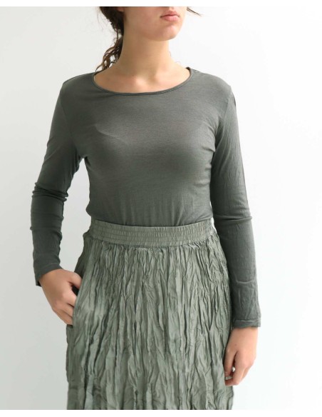 MAGLIA IN JERSEY DI LANA EXTRAFINE "WEGO"