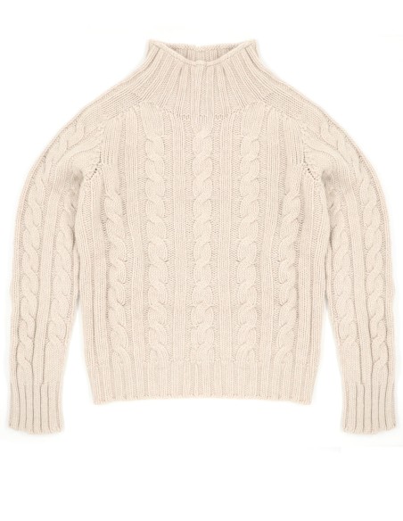 MAGLIONE DONNA IN LANA DI AGNELLO SUPERFINE "NIAHM"