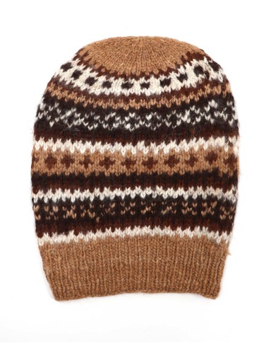 BERRETTO UNISEX IN 100% ALPACA "PATTERN"