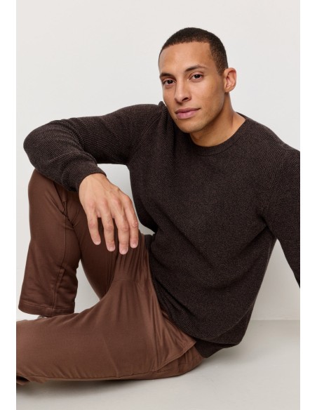 MAGLIONE UOMO IN COTONE BIOLOGICO "BACOPA"