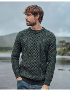MAGLIONE UNISEX ARAN IN...