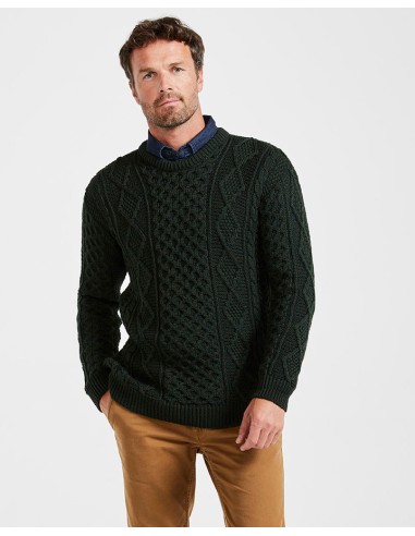 MAGLIONE UNISEX ARAN IN 100% LANA MERINO...
