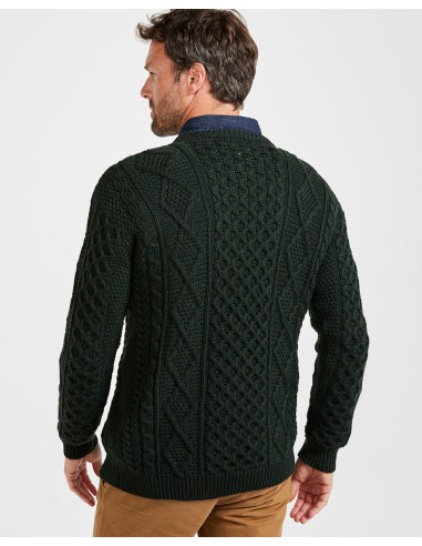 MAGLIONE UNISEX ARAN IN 100% LANA MERINO...