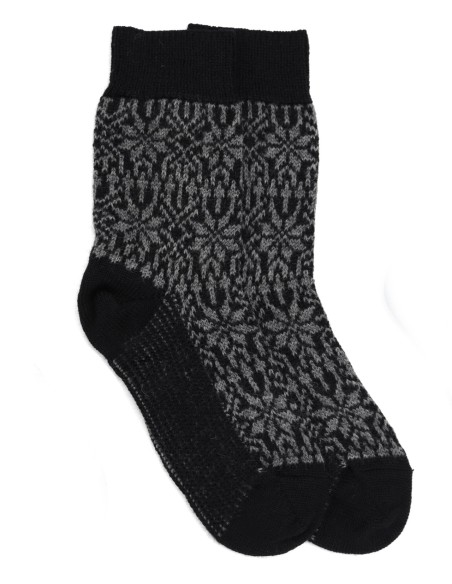 CALZINO NORVEGESE CORTO IN 100% LANA