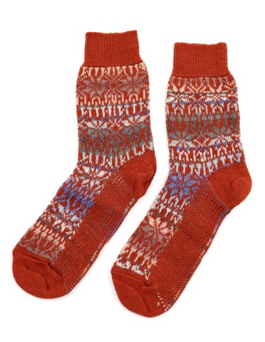 CALZINO NORVEGESE CORTO IN 100% LANA