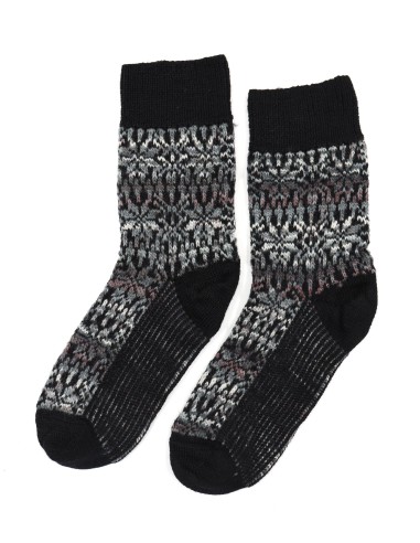 CALZINO NORVEGESE CORTO IN 100% LANA