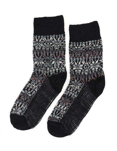 CALZINO NORVEGESE CORTO IN 100% LANA