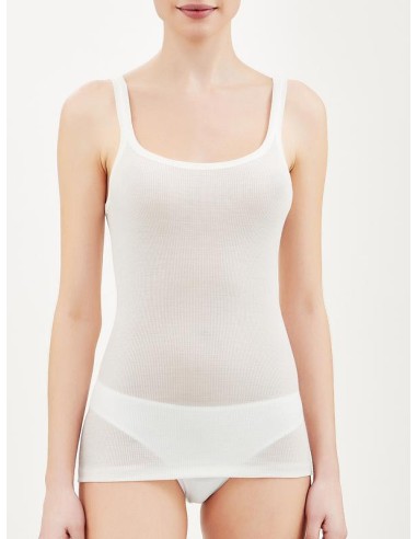 Canotta spalla stretta in Lana Merino Extrafine