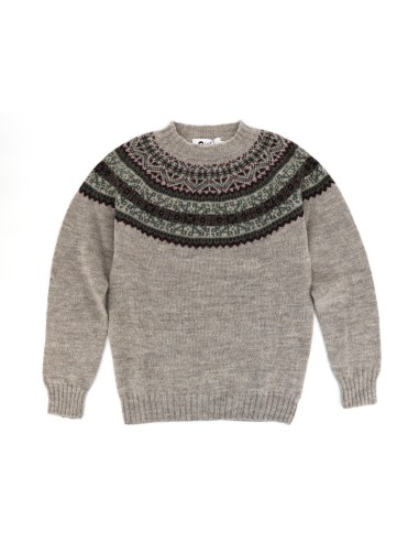 MAGLIONE UOMO IN PURA LANA SHETLAND "FAIRISLE"