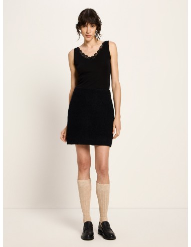 MINIGONNA IN 100% LANA