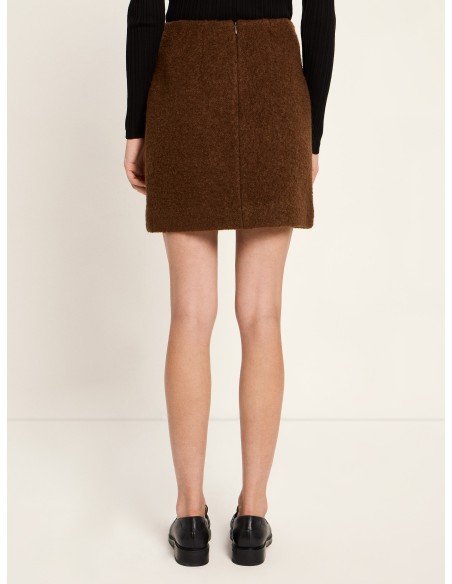 MINIGONNA IN 100% LANA