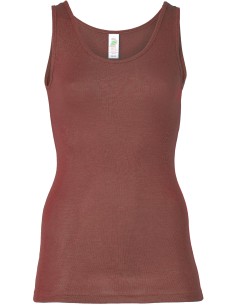 CANOTTA DONNA IN LANA-SETA - RAME