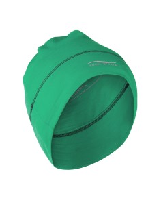 BERRETTO TERMICO UNISEX IN LANA-SETA SPORT - SMERALDO