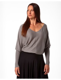 CASHMIRETTA SCOLLO A V "ELISA" LIMITED - ELEPHANT