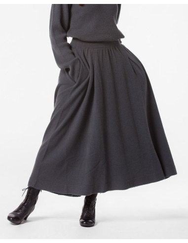 GONNA AMPIA 100% CASHMERE CON PENCES "MARTA"