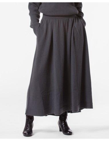 GONNA AMPIA 100% CASHMERE CON PENCES "MARTA"