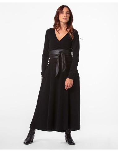 GONNA AMPIA 100% CASHMERE CON PENCES "MARTA"