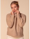 MAGLIONE CHUNKY IN 100% CASHMERE SPAZZOLATO "CAMILLA"