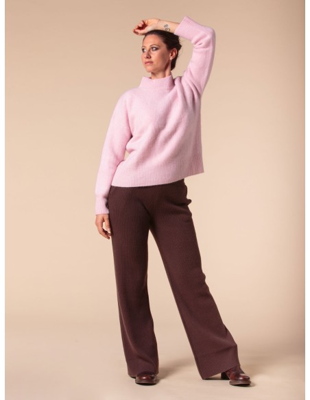 MAGLIONE CHUNKY IN 100% CASHMERE SPAZZOLATO "CAMILLA"
