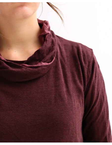 MAGLIA MANICHE LUNGE IN SETA E LANA "WINTO"